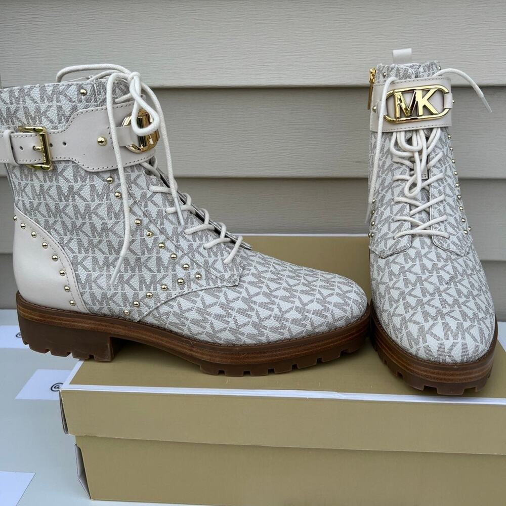 Michael kors Kincaid Lace up boots -Vanilla - Picture 7 of 12